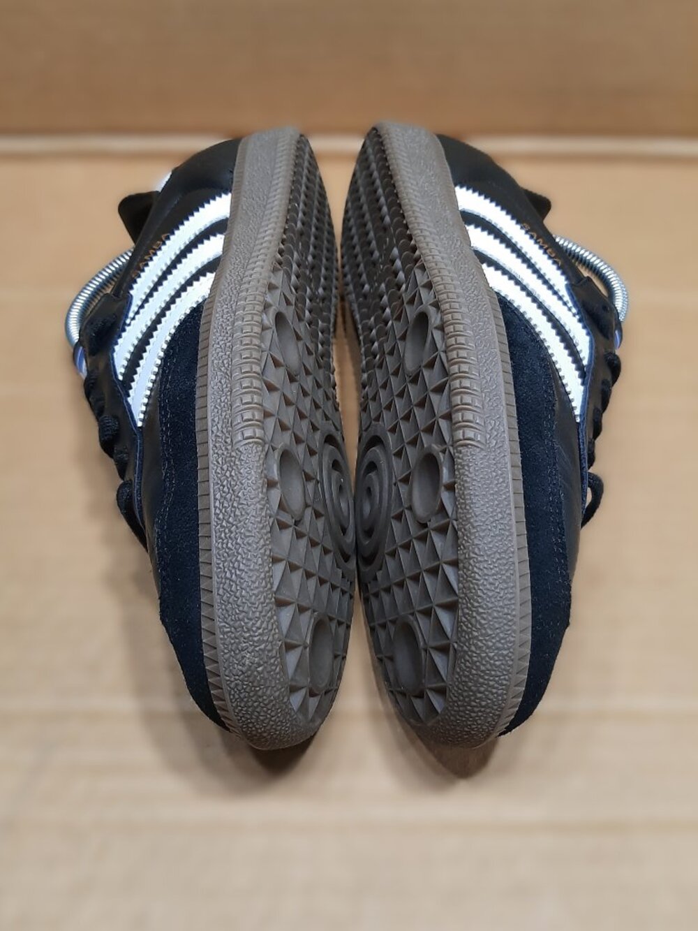 Adidas Samba OG Black White Athletic Leather Sneakers ♀️ Womens Size 9 #3089 - Picture 9 of 16